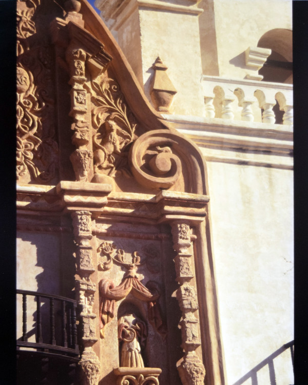 Facade, Mission San Xavier del Bac by Robert Ward