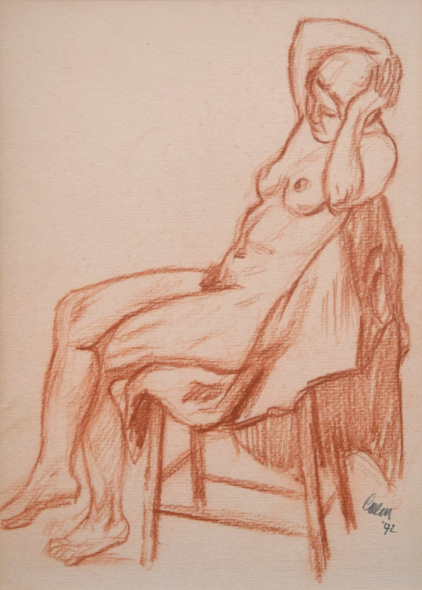 Female Nude, seated by Arthur Colen