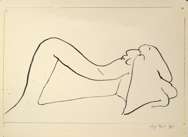 Reclining Nude by Mary Frank