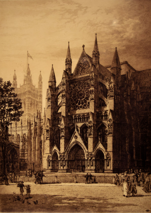 Westminster Abbey, North Porch by Axel Haig