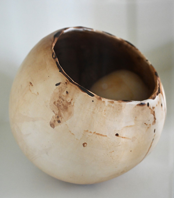 Untitled (B Mix clay with breast milk glaze) by Megan O. Kenealy