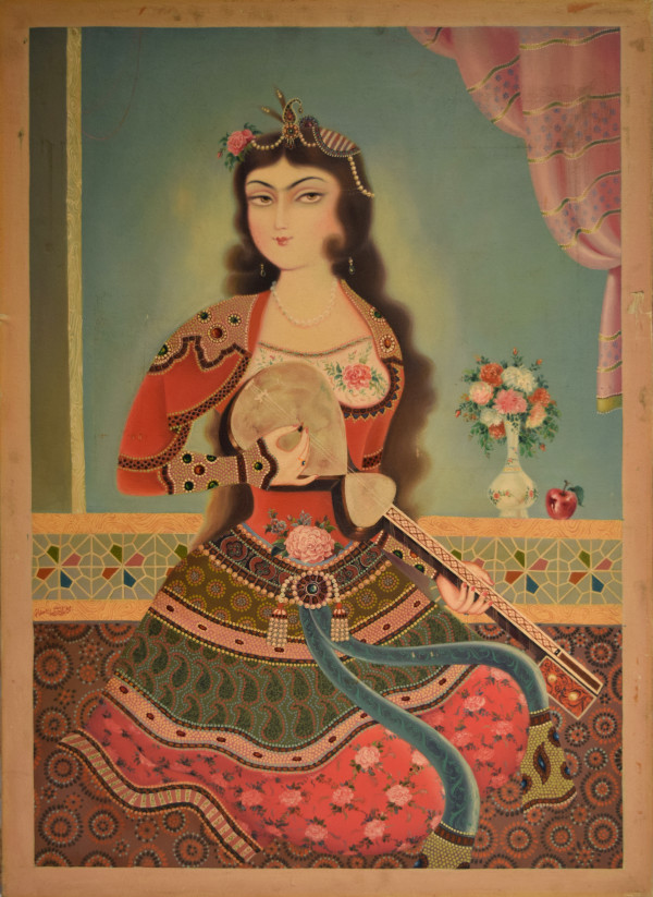 Seated Persian Woman by Unknown