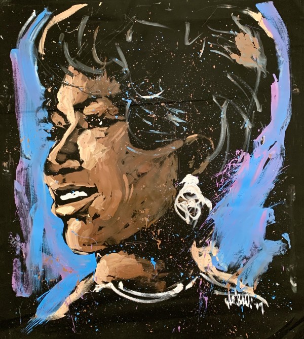 Aretha Franklin - Detroit by David Garibaldi