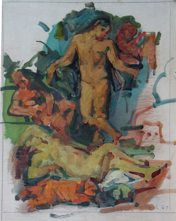 Portfolio #1847 [1958-1967] Oils on gessoed paper