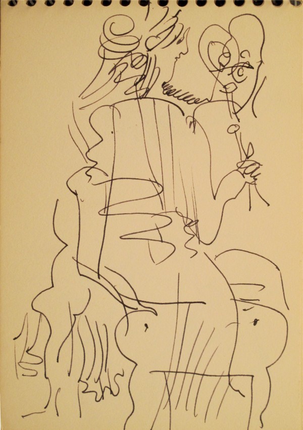 Sketchbook #1958 pencil and ink sketches [1962]
