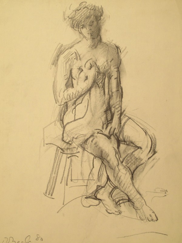 Sketchbook #1966, Drawings [1963-1984] Tempest, Daphne, Icarus by Rosemarie Beck (Rosemarie Beck Foundation)