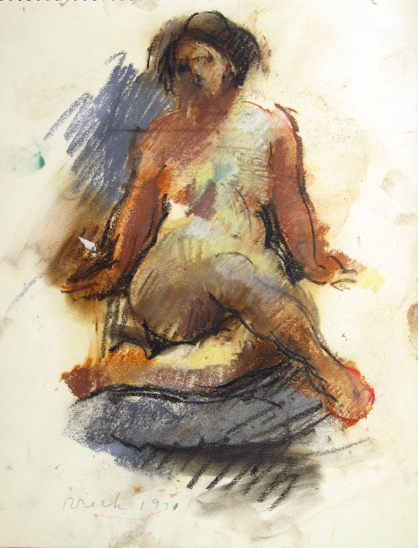 Portfolio #2010 Drawings in pencil, pastel, watercolors [1963-1987] Marguerite, Lovers, Tempest, Orpheus, Atalanta