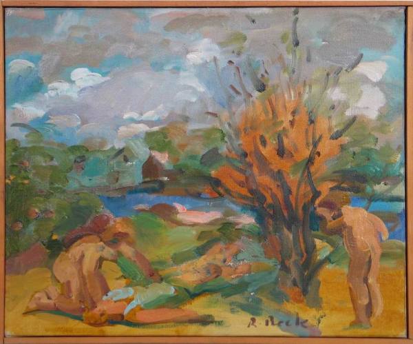 Study, the Death of Orpheus by Rosemarie Beck (Rosemarie Beck Foundation)