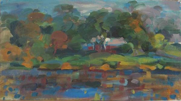 Swan Pond by Rosemarie Beck (Rosemarie Beck Foundation)