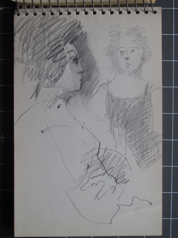 #2075 Sketchbook Yaddo (1961-62) by Rosemarie Beck (Rosemarie Beck Foundation)