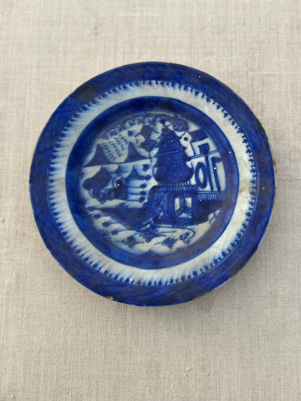 Mottahedeh Blue Canton Plate