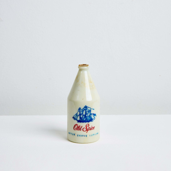 Old Spice After Shave Lotion, Manufactured by Shulton, c. 1956 by Karen Mainenti