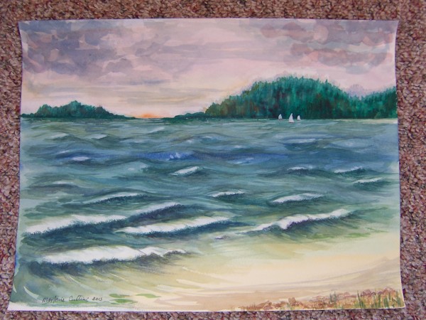 Seashore by Marjorie  Cutting