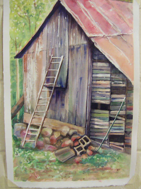 Baraboo Barn by Marjorie  Cutting, Image 1.