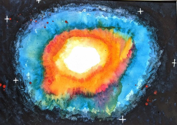 Cosmic Nebula by Marjorie  Cutting