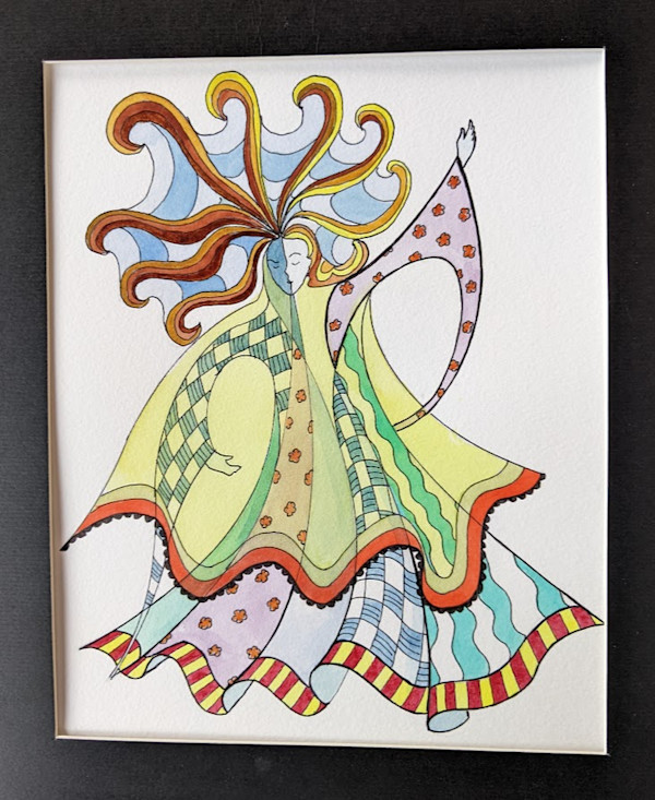 Veiled Dancer by Marjorie  Cutting