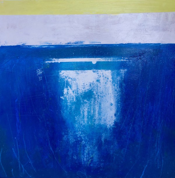 Blue White Yellow - Bubbles by Stephen Bishop