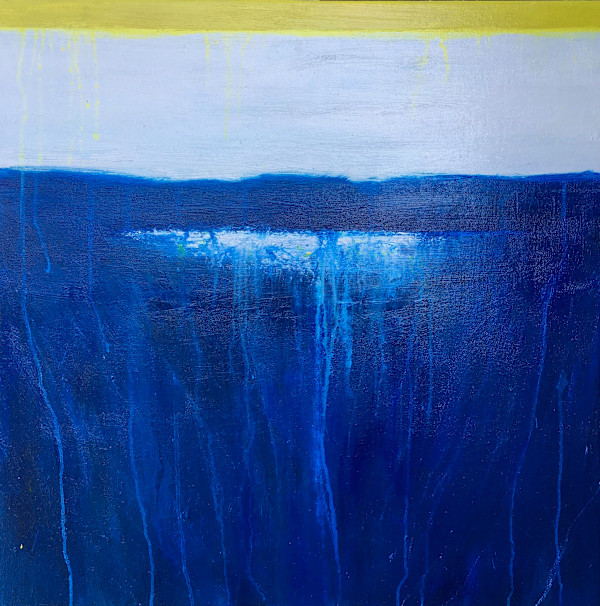 53. Yellow Blue White (Sketch) by Stephen Bishop, Image 1.