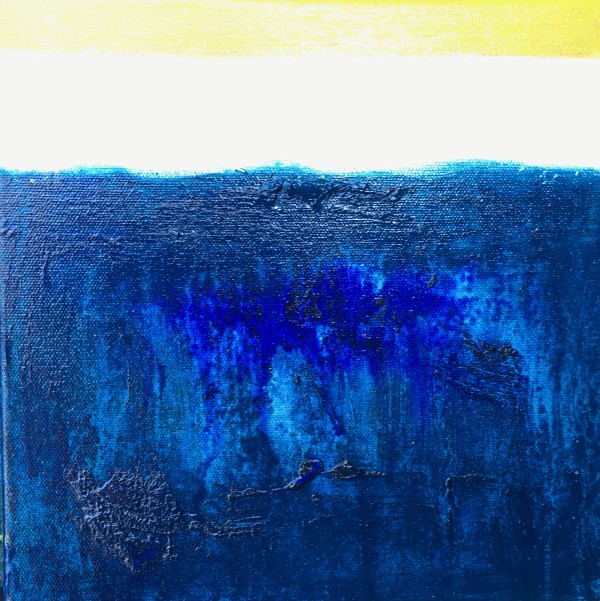 18. Liminal - Blue, White & Yellow (Sketch) by Stephen Bishop, Image 1.