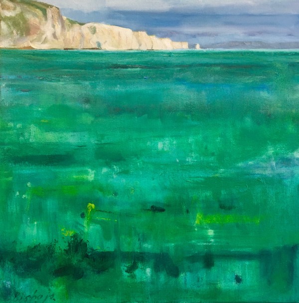Green Sea and White Cliffs by Stephen Bishop