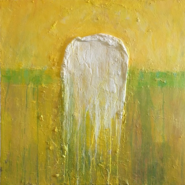 Transfiguration White on Yellow by Stephen Bishop