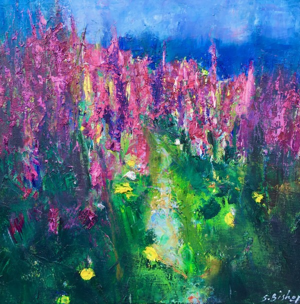 Foxgloves III by Stephen Bishop, Image 1.