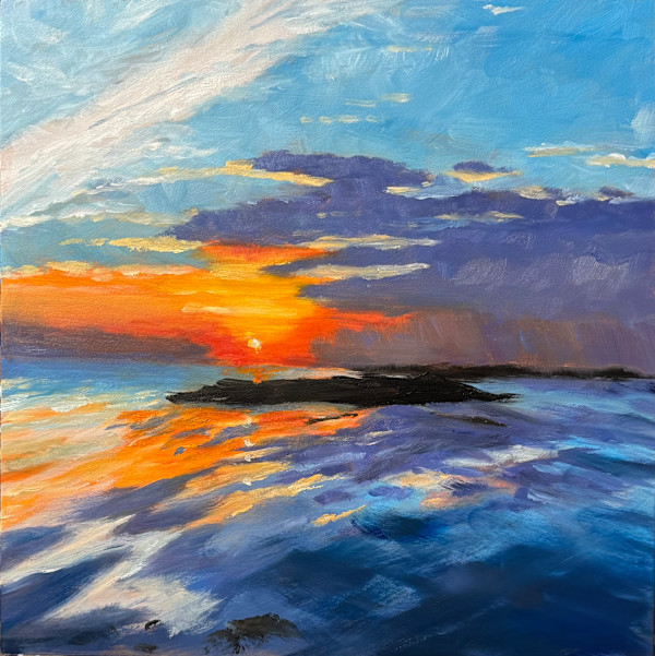 Sky Meets the Sea by T Kurtz