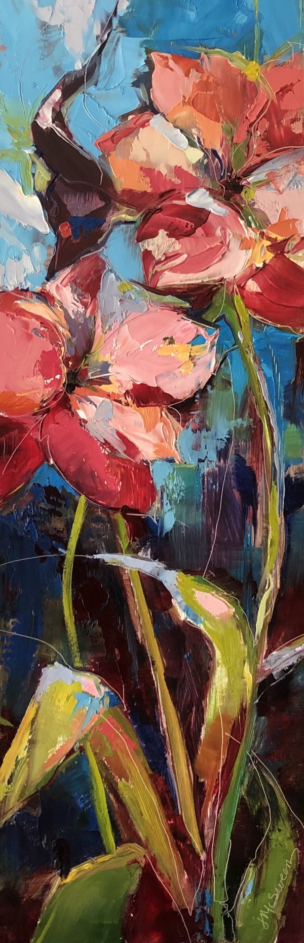 Amaryllis Spring Blooms by Judy McSween