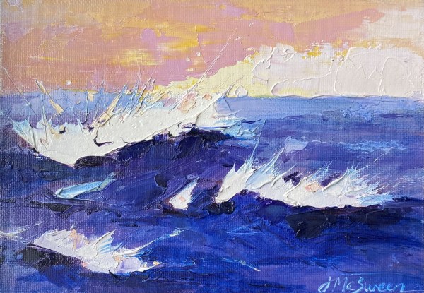 Violet Wave (framed) by Judy McSween