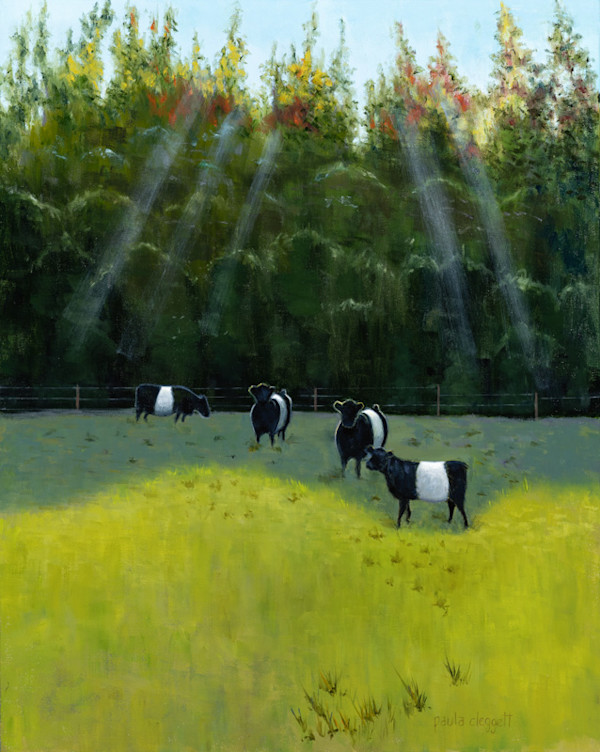 Cows in the Mist by Paula Cleggett, Image 1.