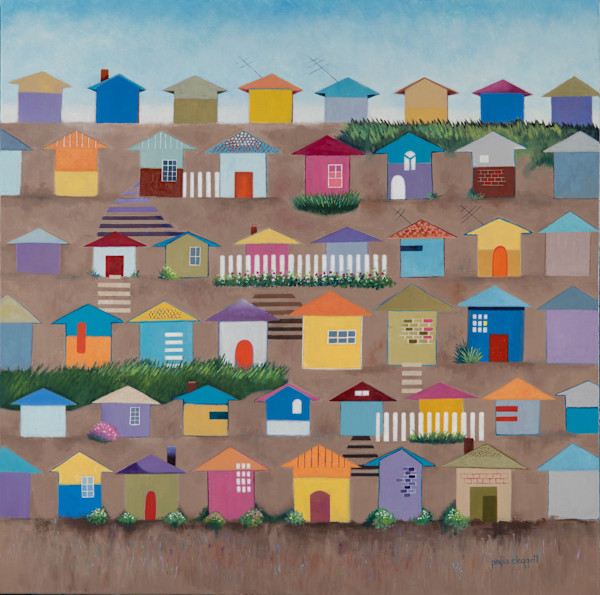 Happy Houses by Paula Cleggett