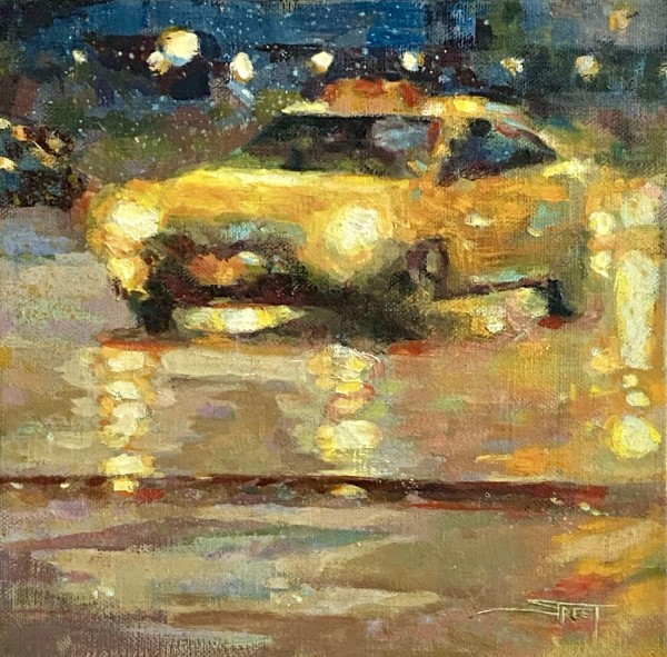 Rainy Day Taxi by Stacey B. Street
