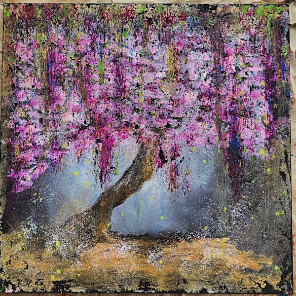 Pink Willow by April Popko