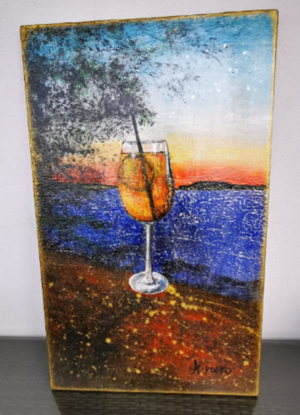 Beach Bar Little Star Alqamar (moon) by April Popko