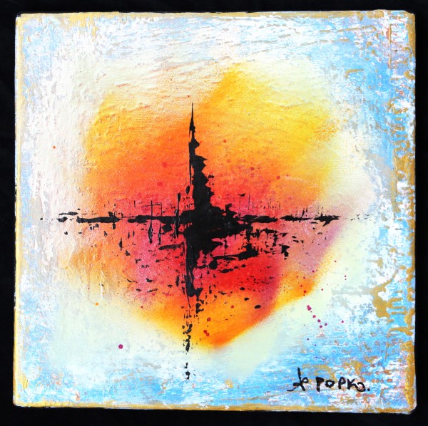 Periscope Sunset by April Popko