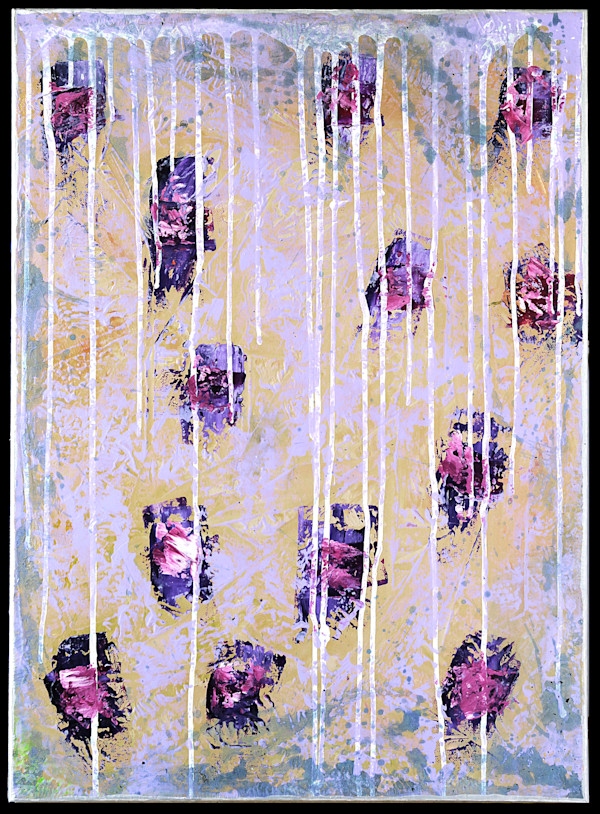 Lavender Violets by April Popko