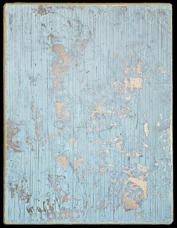 White Gold Abstraction 1 by April Popko
