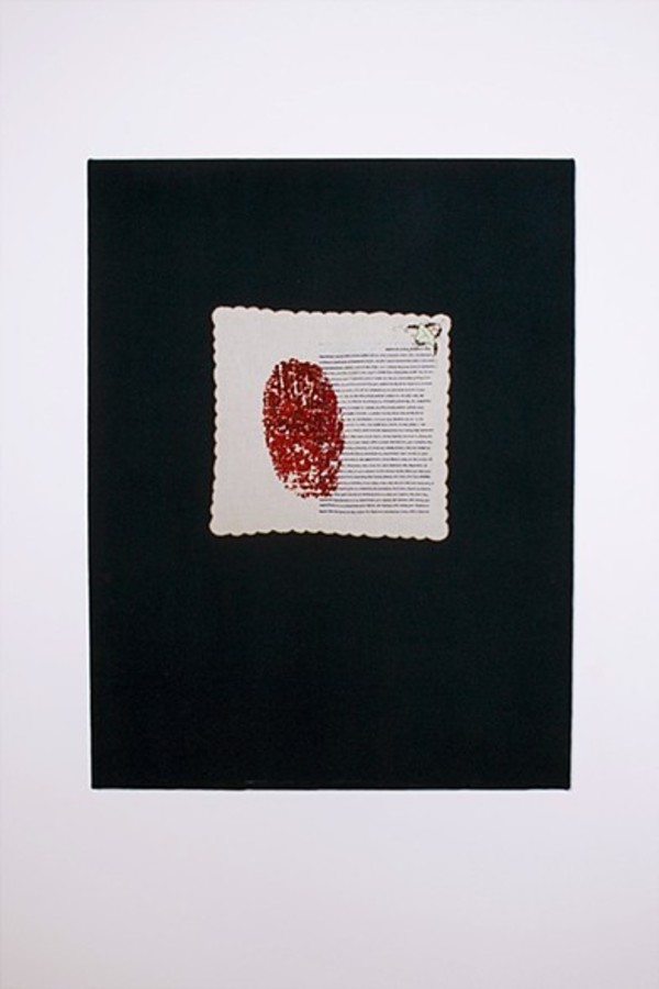 Form I-1797C, Left ring Finger, Second Time / Formulario I-1797C, segunda vez, dedo anular izquierdo by Johana Moscoso