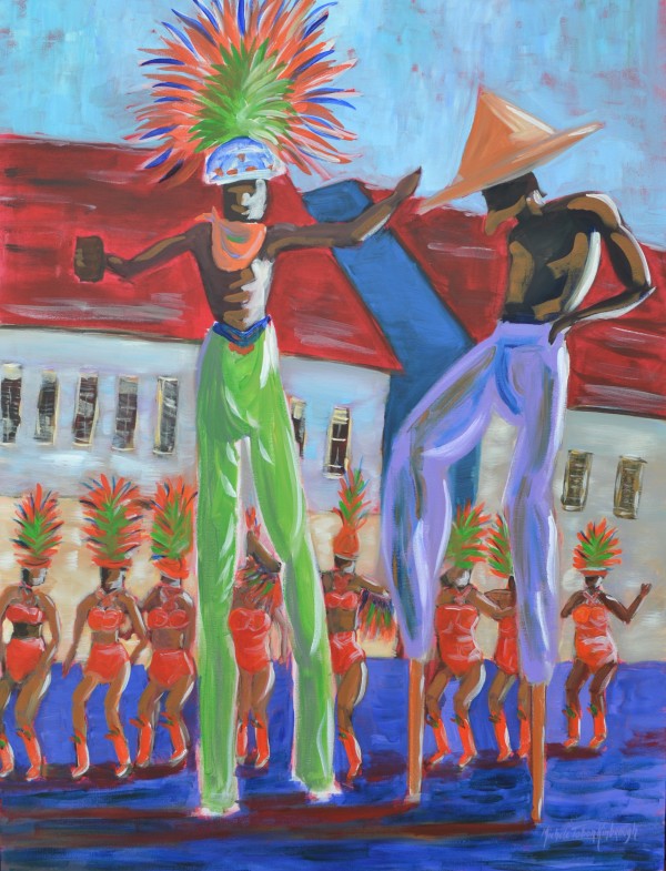 Moko Jambie Time - Crucian Carnival by Michele Tabor Kimbrough