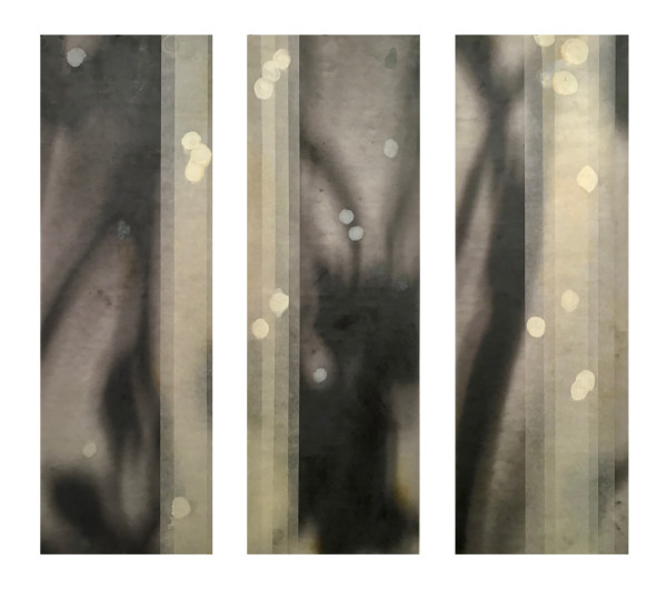 Light triptych 2 by Jane Guthridge