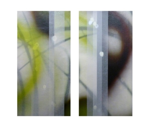 The Space Between diptych 4 by Jane Guthridge