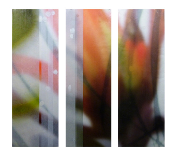The Space Between triptych 20 by Jane Guthridge