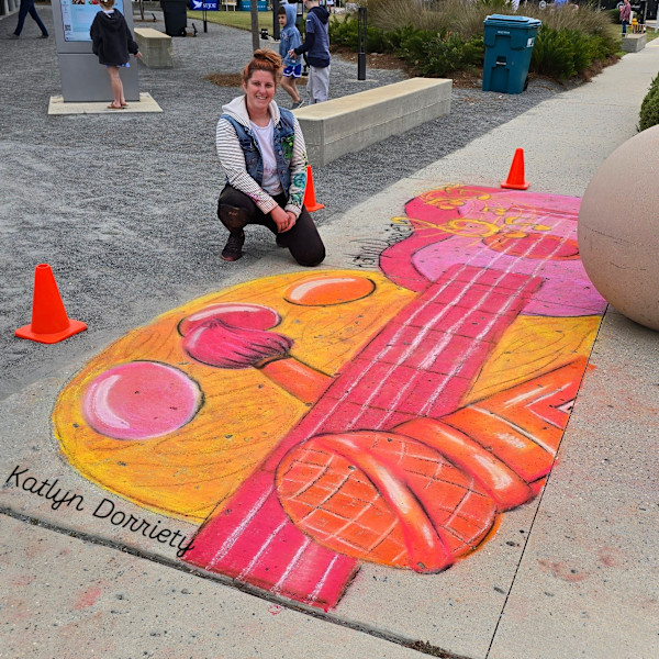 Live Chalk Art by Katlyn Dorriety, Image 1.