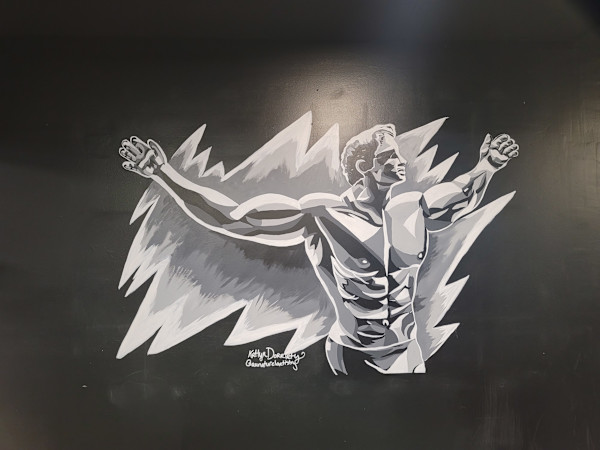 Arnold Schwarzenegger Mural by Katlyn Dorriety