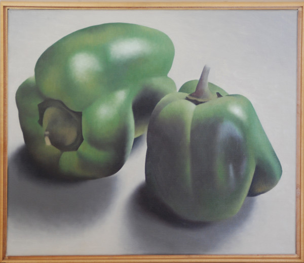 Two Peppers by Robert Peterson