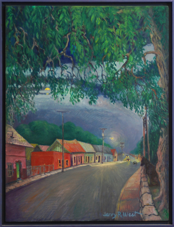 Late Dusk on Pacific Avenue (#2) by Jerry West