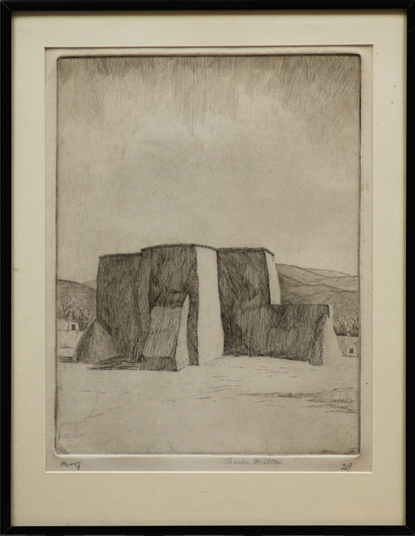 Taos Church by Charles Mattox