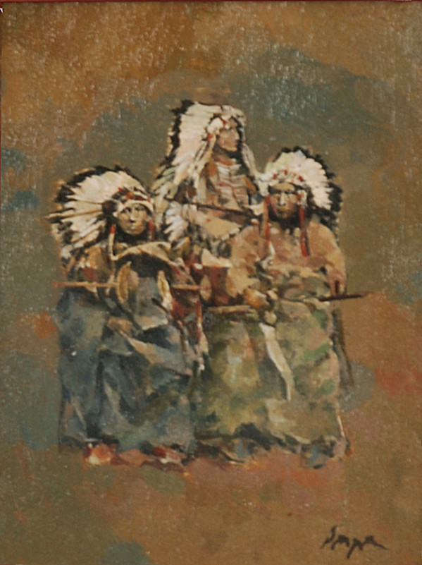 Three Sioux by Bob Pressler