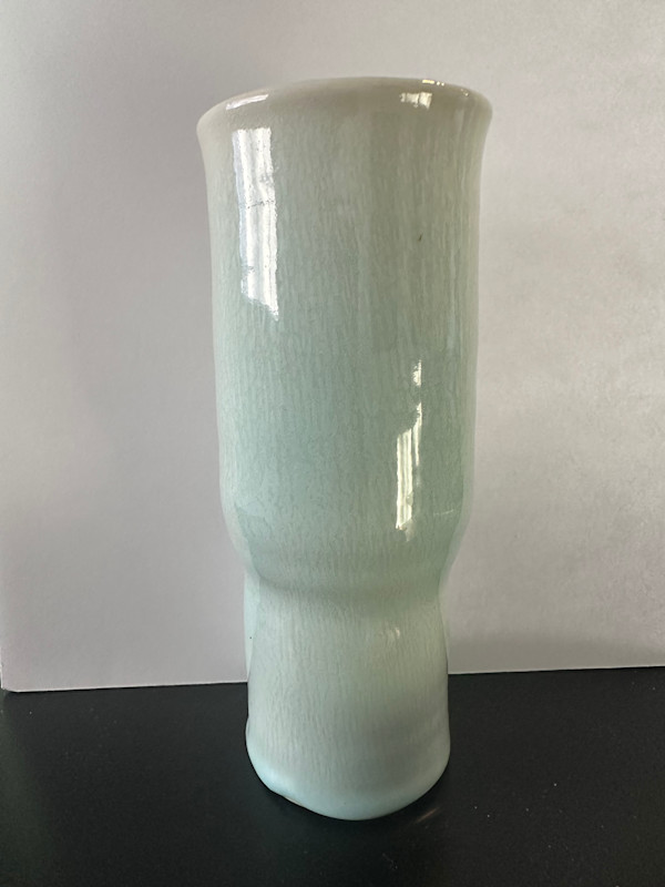 Blue Vessels set of 3 by Brenda Rehrig