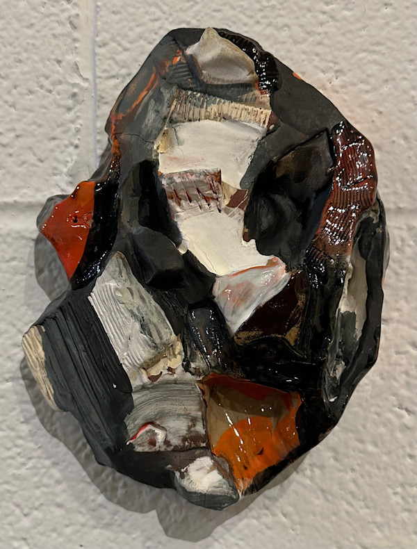 Selfie at 80 #2 (clay version) by Temme Barkin-Leeds